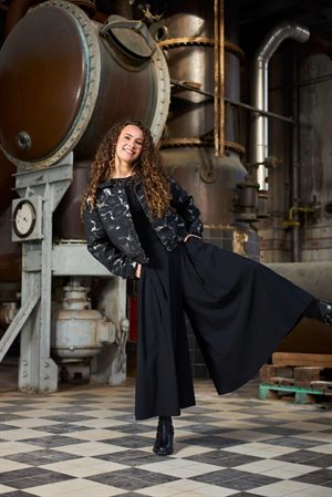 Black Colour - BCDAVINA SPLIT SKIRT - Sort